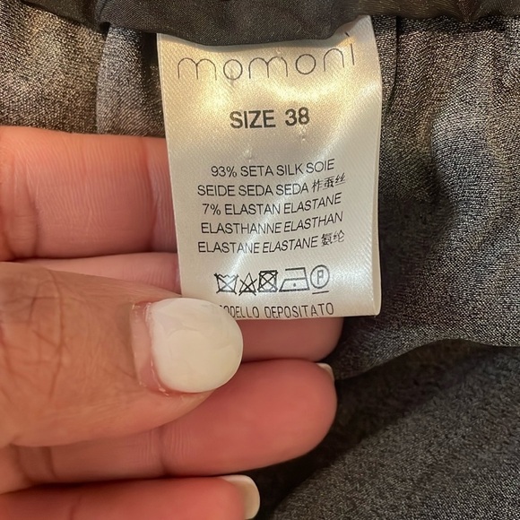 Momoni silk pants wide leg Italian size M - Picture 4 of 13